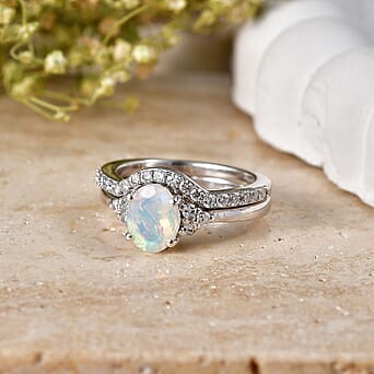 https://tjcuk.sirv.com/Products/44/7/4475127/Set-of-2-Luxuriant-Ethiopian-Opal-Lab-Grown-Diamond-SI-G-H-Ring-in-Rho_4475127_2.jpg?w=342&h=342