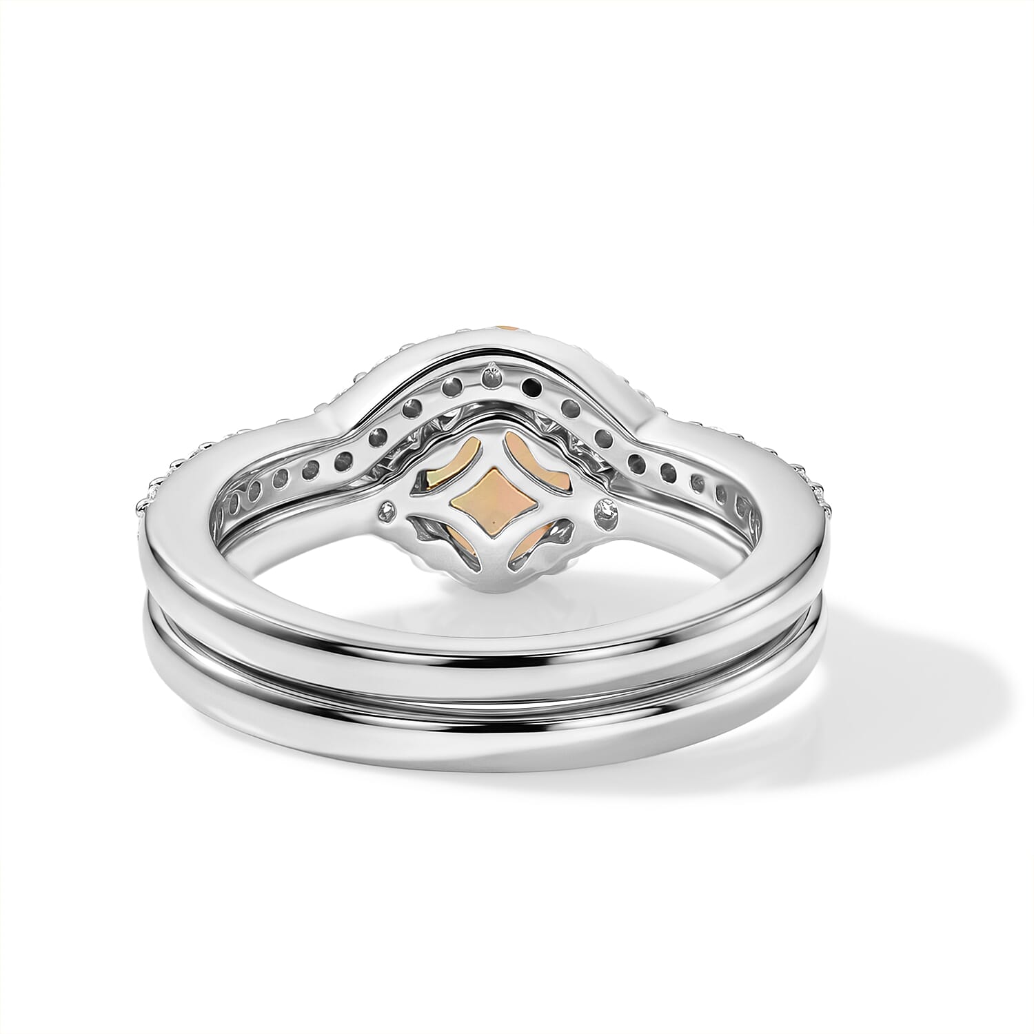 Set of 2 - Lab Grown Diamond Stackable Ring in Sterling Silver