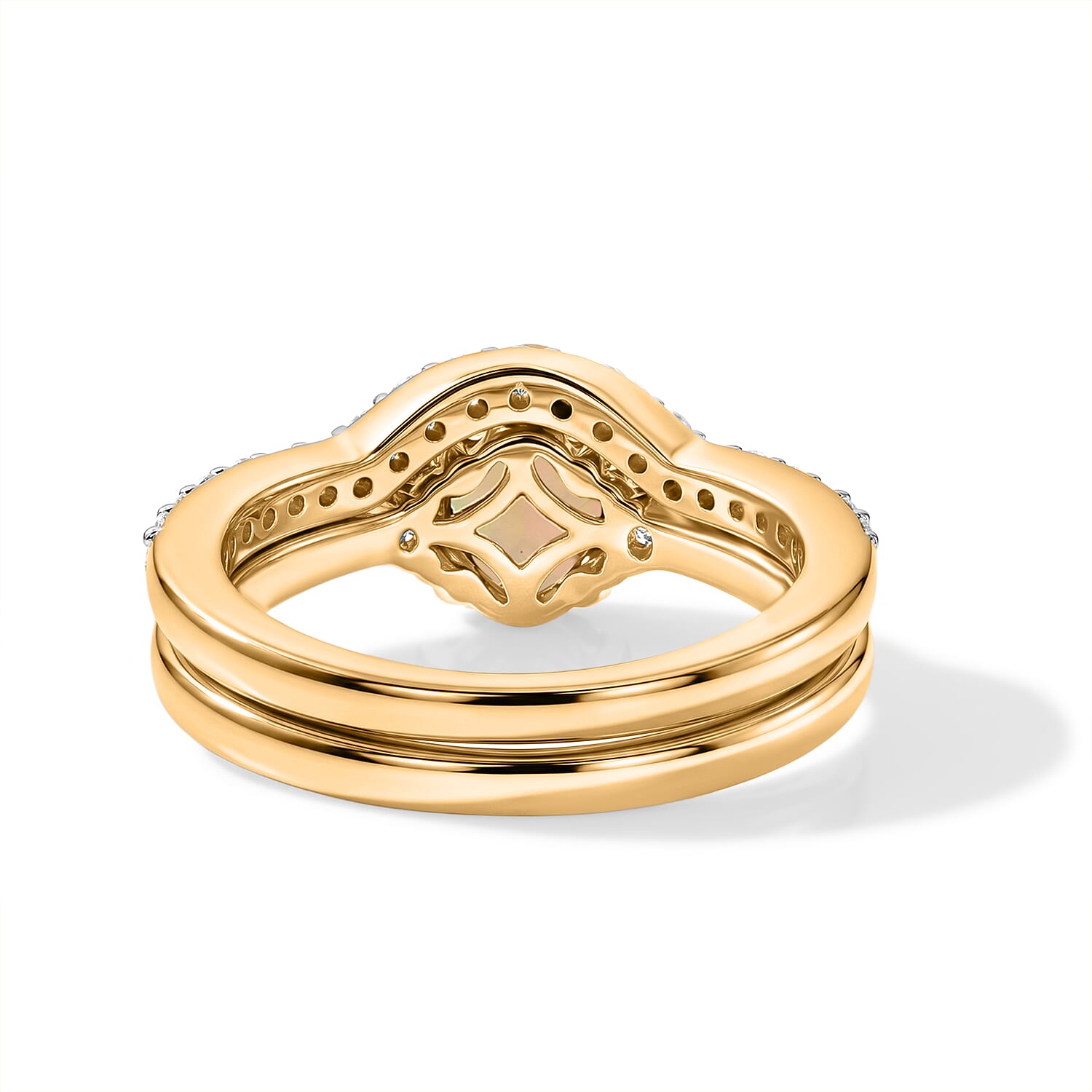 Set of 2 - Lab Grown Diamond Stackable Ring in Sterling Silver