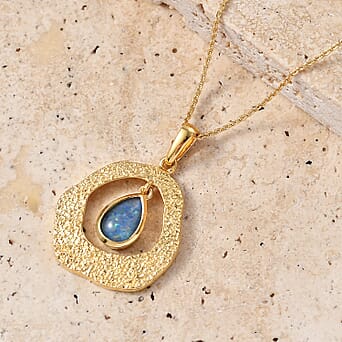 https://tjcuk.sirv.com/Products/44/7/4475729/D-Joy-Boulder-Opal-Triplet-Pear-Pendant-with-Chain-Size-20-in-Yellow-G_4475729_2.jpg?w=342&h=342