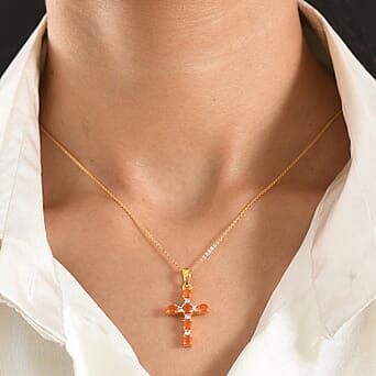 https://tjcuk.sirv.com/Products/44/7/4476803/D-Joy-Fire-Opal-White-Zircon-Pendant-with-Chain-Size-20-in-Yellow-Gold_4476803_1.jpg?w=342&h=342