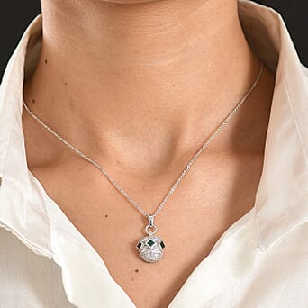 https://tjcuk.sirv.com/Products/44/7/4478035/D-Joy-Zambian-Emerald-White-Zircon-Pendant-with-Chain-Size-20-in-Rhodi_4478035_1.jpg?w=342&h=342