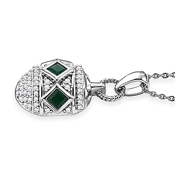 https://tjcuk.sirv.com/Products/44/7/4478035/D-Joy-Zambian-Emerald-White-Zircon-Pendant-with-Chain-Size-20-in-Rhodi_4478035_3.jpg?w=342&h=342