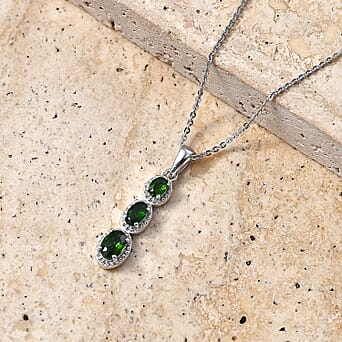 https://tjcuk.sirv.com/Products/44/7/4478679/D-Joy-Natural-Chrome-Diopside-Drop-Pendant-with-Chain-Size-20-in-Plati_4478679_2.jpg?w=342&h=342
