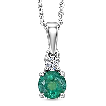 https://tjcuk.sirv.com/Products/44/7/4478863/Zambian-Emerald-Lab-Grown-Diamond-Pendant-with-Torn-Chain-19DC-Size-20_4478863.jpg?w=342&h=342