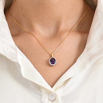 https://tjcuk.sirv.com/Products/44/7/4478867/Luxuriant-AAA-Zambian-Amethyst-Lab-Grown-Diamond-SI-G-H-Pendant-with-C_4478867_1.jpg?w=342&h=342