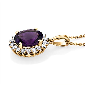 https://tjcuk.sirv.com/Products/44/7/4478867/Luxuriant-AAA-Zambian-Amethyst-Lab-Grown-Diamond-SI-G-H-Pendant-with-C_4478867_3.jpg?w=342&h=342