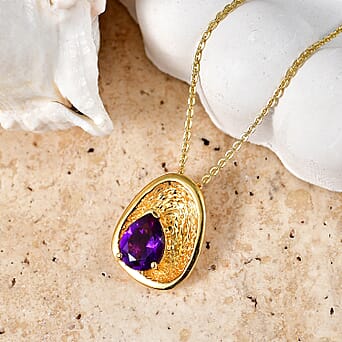 https://tjcuk.sirv.com/Products/44/7/4478905/Zambian-Amethyst-Pendant-with-Torn-Chain-19DC-Size-20-in-18K-YG-Platin_4478905_2.jpg?w=342&h=342