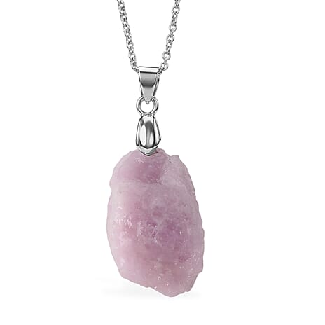 Kunzite Pendant with Chain (Size 20) 50.00 Ct.