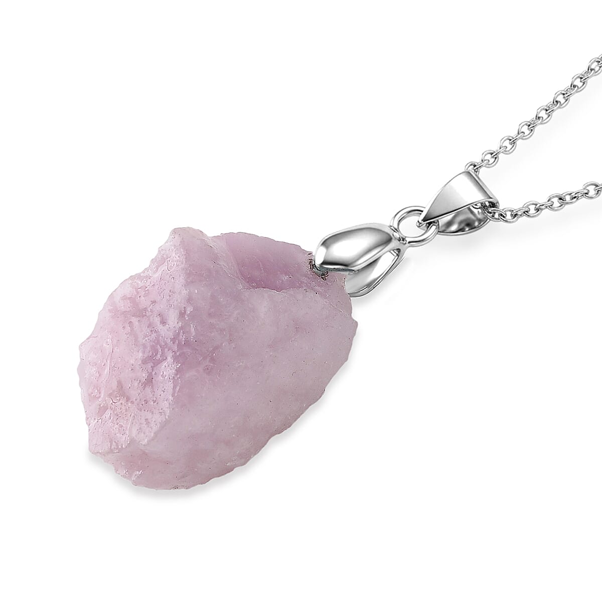 Kunzite Pendant with Chain (Size 20) 50.00 Ct.