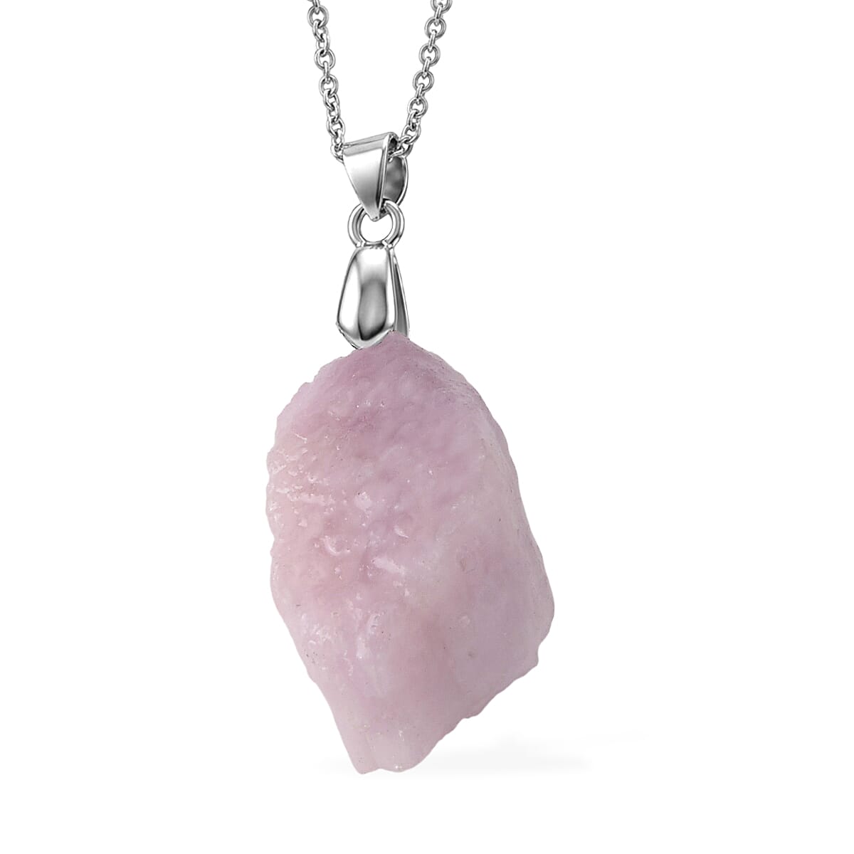 Kunzite Pendant with Chain (Size 20) 50.00 Ct.