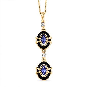 https://tjcuk.sirv.com/Products/44/8/4481402/Tanzanite-White-Zircon-Pendant-with-Chain-Size-20-in-18K-YG-Vermeil-St_4481402.jpg?w=342&h=342