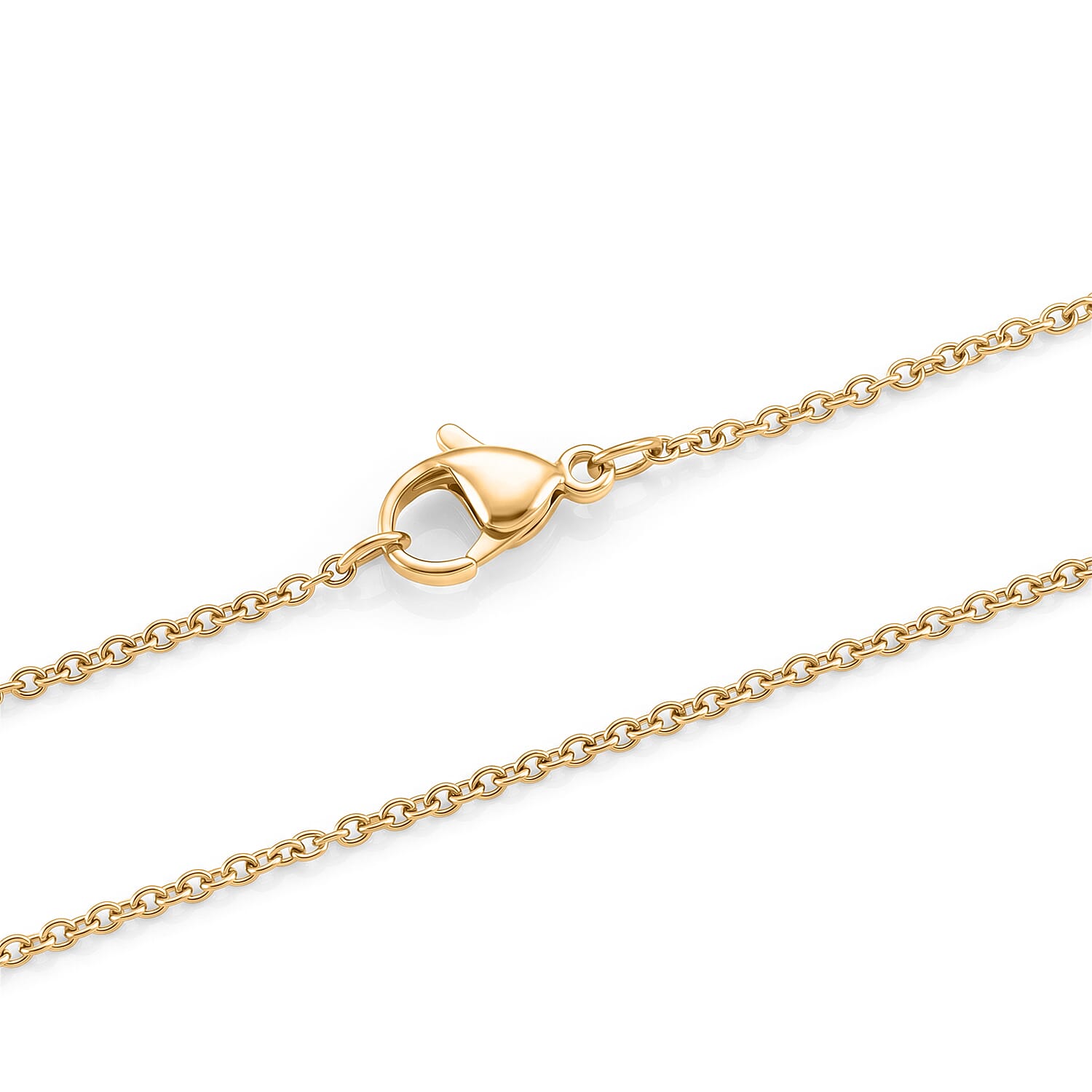 Moissanite Pendant with Chain (Size 20) Mix Metal  0.760  Ct.
