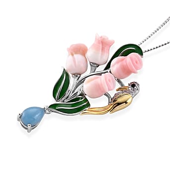 https://tjcuk.sirv.com/Products/44/8/4483335/Pink-Mother-Of-Pearl-Blue-Jade-White-Zircon-Black-Spinel-Pendant-with-_4483335_3.jpg?w=342&h=342