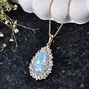 https://tjcuk.sirv.com/Products/44/8/4484569/Ethiopian-Opal-Moissanite-Pendant-with-Chain-Size-20-in-18K-YG-Vermeil_4484569_2.jpg?w=342&h=342