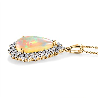 https://tjcuk.sirv.com/Products/44/8/4484569/Ethiopian-Opal-Moissanite-Pendant-with-Chain-Size-20-in-18K-YG-Vermeil_4484569_3.jpg?w=342&h=342