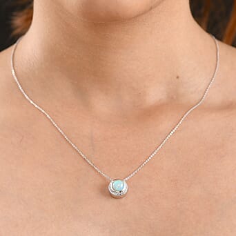 https://tjcuk.sirv.com/Products/44/8/4485410/D-Joy-Ethiopian-Opal-White-Zircon-Pendant-with-Chain-Size-20-in-Rhodiu_4485410_1.jpg?w=342&h=342