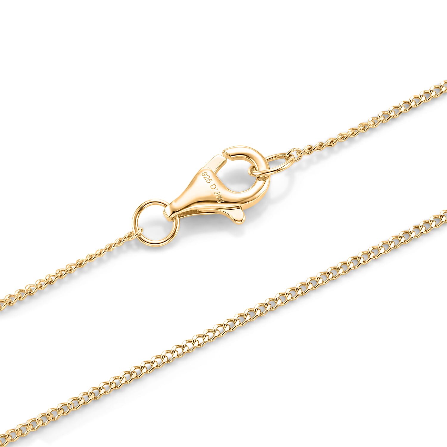 D'Joy - Premium Peach Edison (9-10mm) & White Zircon Ball Drop Heart Pendant with Chain (Size 18) in Yellow Gold Plated Sterling Silver 6.00 Ct.