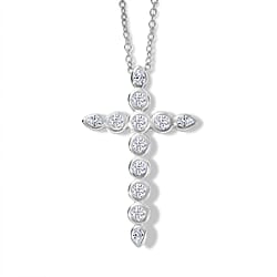 Luxuriant - Lab Grown Diamond (SI-G-H) Pendant with Chain (Size 20) in 18K Vermeil Yellow Gold Plated Sterling Silver 2.00 Ct.