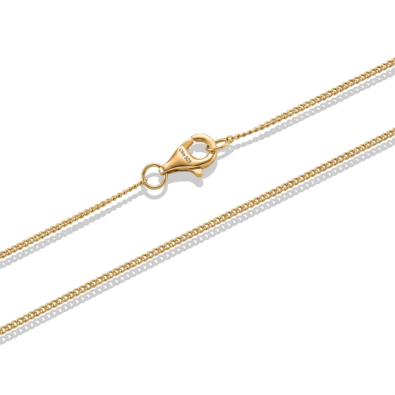 D'Joy - Premium White Edison Pearl (10-11mm) & White Zircon infinity Pendant with Chain (Size 18) in Yellow Gold Plated Sterling Silver 8.86 Ct.