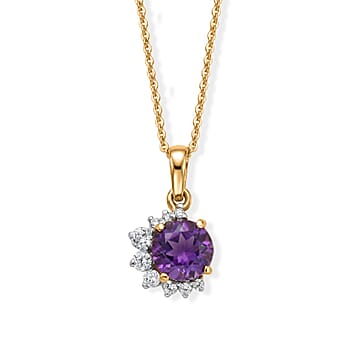 https://tjcuk.sirv.com/Products/44/9/4490847/D-Joy-Moroccan-Amethyst-White-Zircon-Pendant-with-Chain-Size-20-in-Yel_4490847.jpg?w=342&h=342