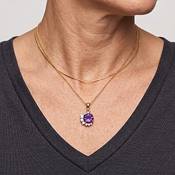 https://tjcuk.sirv.com/Products/44/9/4490847/D-Joy-Moroccan-Amethyst-White-Zircon-Pendant-with-Chain-Size-20-in-Yel_4490847_2.jpg?w=342&h=342