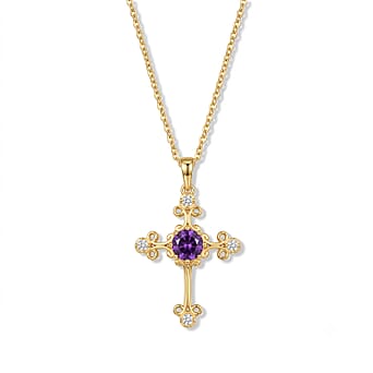 https://tjcuk.sirv.com/Products/44/9/4490851/D-Joy-Moroccan-Amethyst-White-Zircon-Pendant-with-Chain-Size-20-in-Yel_4490851.jpg?w=342&h=342