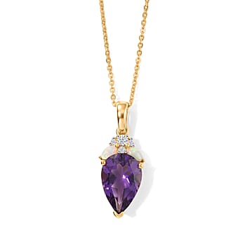 https://tjcuk.sirv.com/Products/44/9/4491201/D-Joy-Moroccan-Amethyst-Ethiopian-Opal-White-Zircon-Pendant-with-Chain_4491201.jpg?w=342&h=342