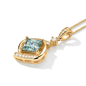 https://tjcuk.sirv.com/Products/44/9/4493549/Paraiba-Moissanite-Pendant-with-Chain-Size-18-in-Yellow-Gold-Plated-St_4493549_3.jpg?w=342&h=342