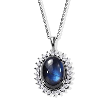 https://tjcuk.sirv.com/Products/45/0/4501555/EverTrue-Labradorite-White-Zircon-Halo-Pendant-with-Chain-Size-20-14-8_4501555.jpg?w=342&h=342