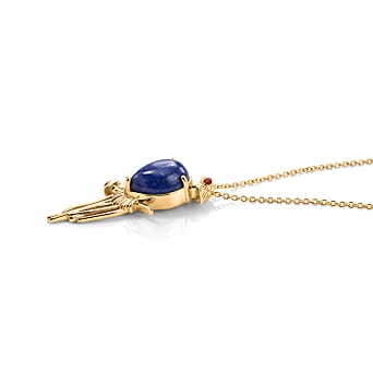 https://tjcuk.sirv.com/Products/45/0/4503005/EverTrue-Lapis-Lazuli-Pendant-with-Chain-Size-20-in-Yellow-Gold-Tone-1_4503005_3.jpg?w=342&h=342