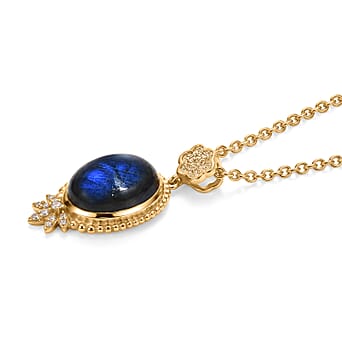 https://tjcuk.sirv.com/Products/45/0/4505349/EverTrue-Labradorite-White-Zircon-Pendant-with-Chain-Size-20-in-Yellow_4505349_3.jpg?w=342&h=342