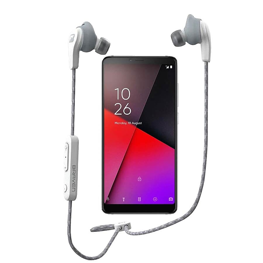 BRAVEN: Flye Sport Bluetooth Earbuds - White