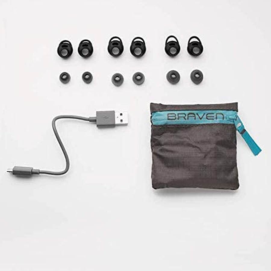 BRAVEN: Flye Sport Bluetooth Earbuds - White