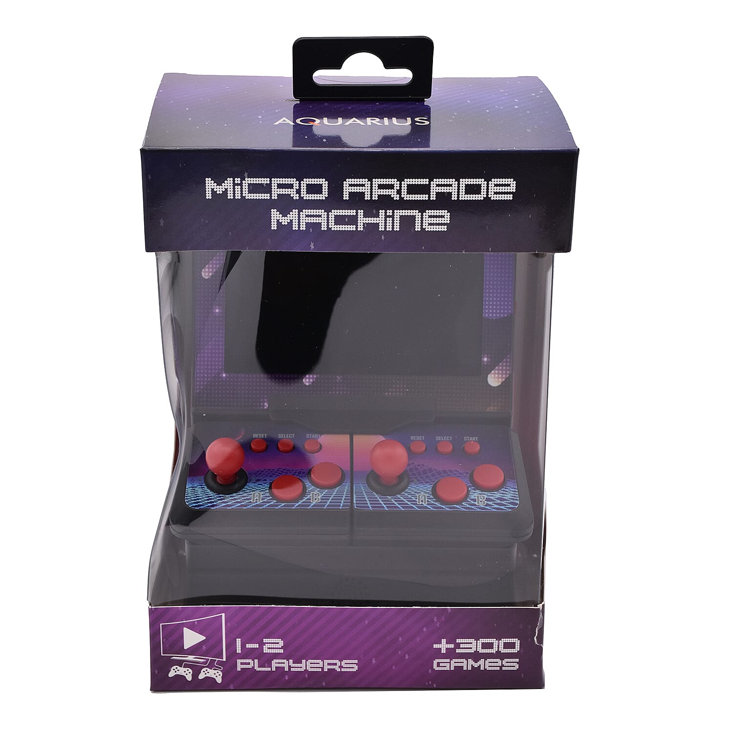 AQUARIUS 2 Player Arcade Game - 300 Games