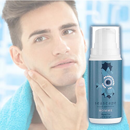 Seascape Island Apothecary: Homme (For Men) Shave Gel - 100ml