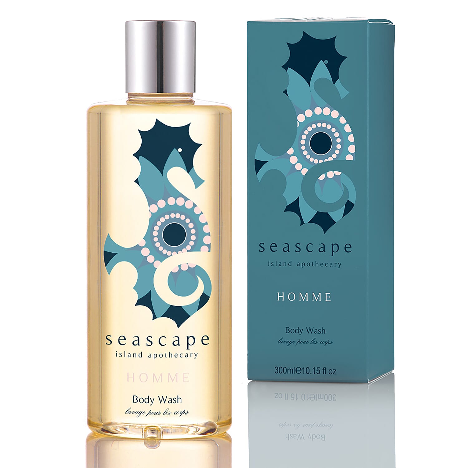 Seascape Island Apothecary: Homme (For Men) Body Wash - 300ml