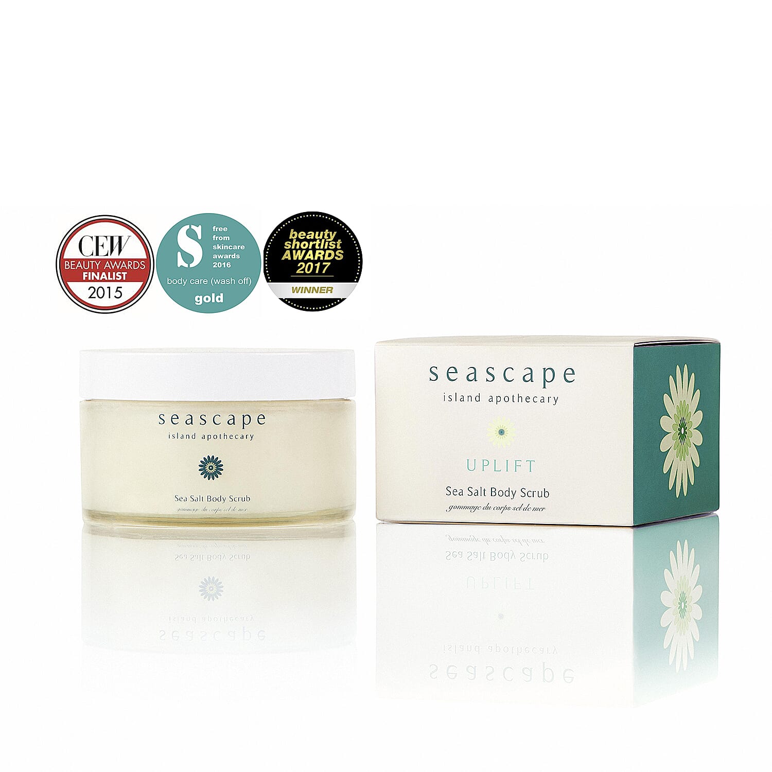 Seascape Island Apothecary: Uplift Sea Salt Scrub - 175ml