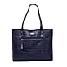 Assots London HELENE - 100% Genuine Croc Leather Handbag (Size 39x26x10cm) - Navy