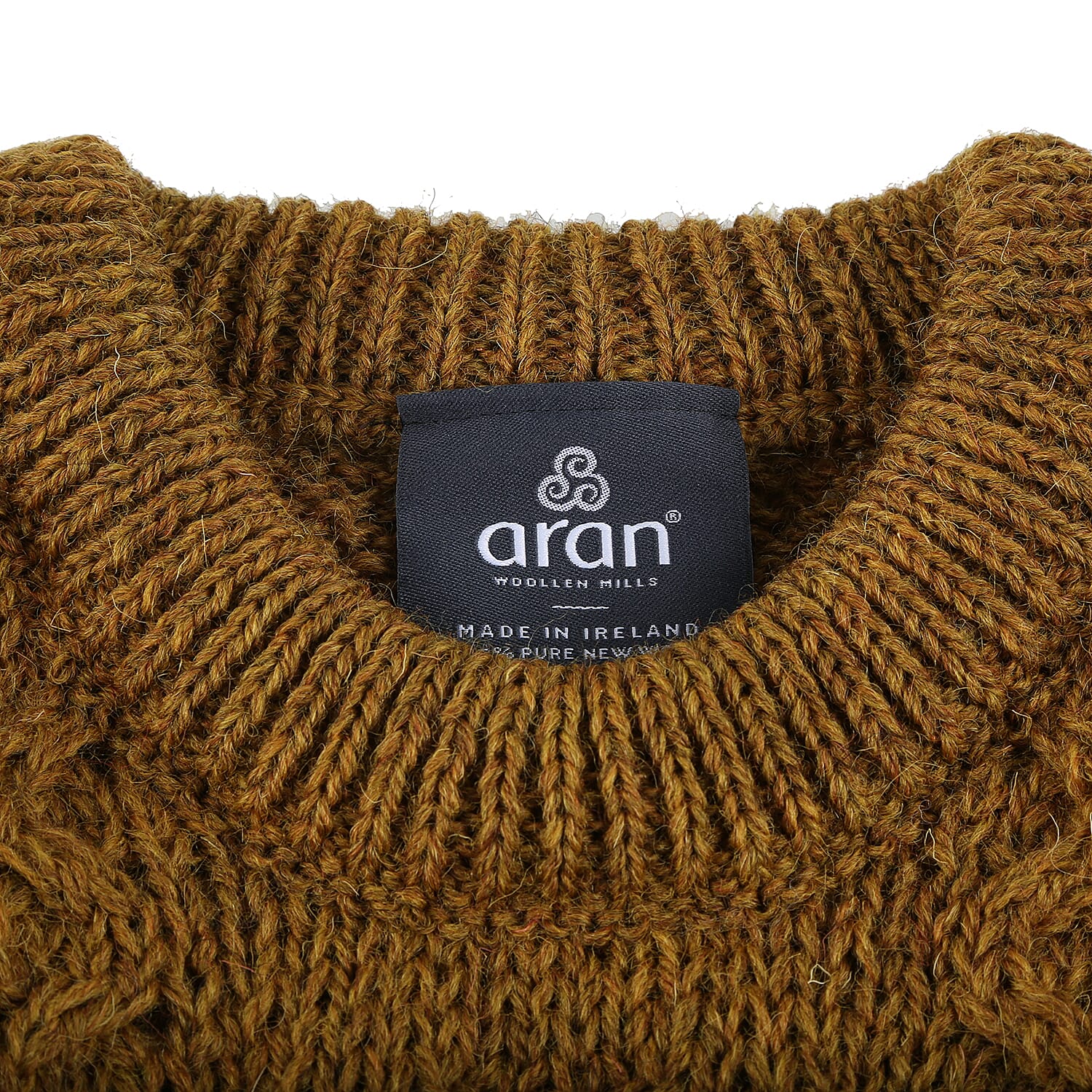 ARAN 100% Pure New Wool Irish Sweater