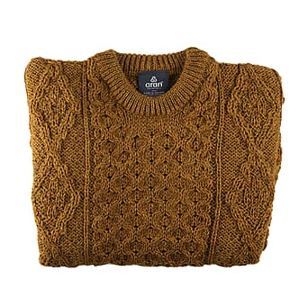 https://tjcuk.sirv.com/Products/60/0/6002529/ARAN-100-Pure-New-Wool-Irish-Sweater-(Size-XS)-Mustard_6002529.jpg?w=342&h=342