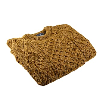 https://tjcuk.sirv.com/Products/60/0/6002529/ARAN-100-Pure-New-Wool-Irish-Sweater-(Size-XS)-Mustard_6002529_1.jpg?w=342&h=342