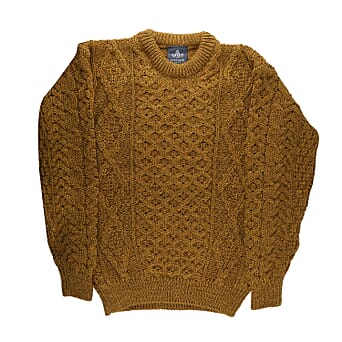 https://tjcuk.sirv.com/Products/60/0/6002529/ARAN-100-Pure-New-Wool-Irish-Sweater-(Size-XS)-Mustard_6002529_3.jpg?w=342&h=342