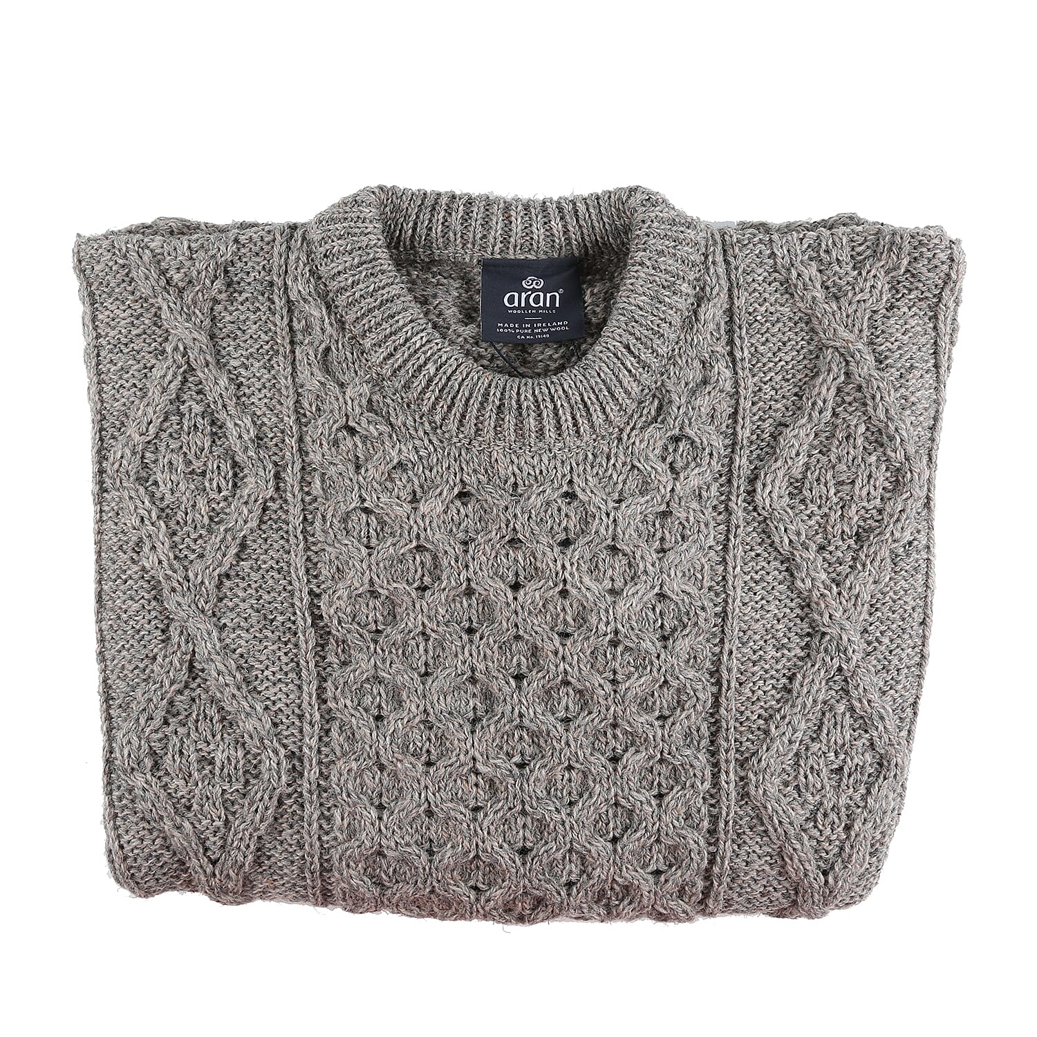 ARAN 100% Pure New Wool Irish Sweater