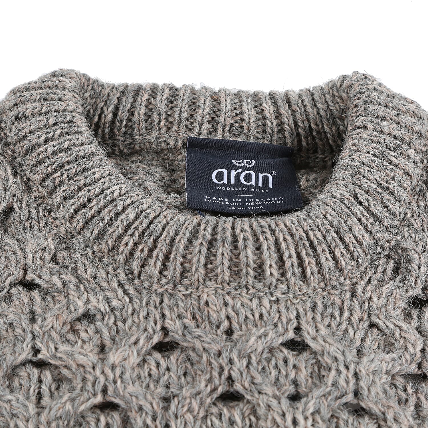 ARAN 100% Pure New Wool Irish Sweater