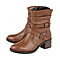 Lotus Tan Leather Iowa Ankle Boots (Size 3)