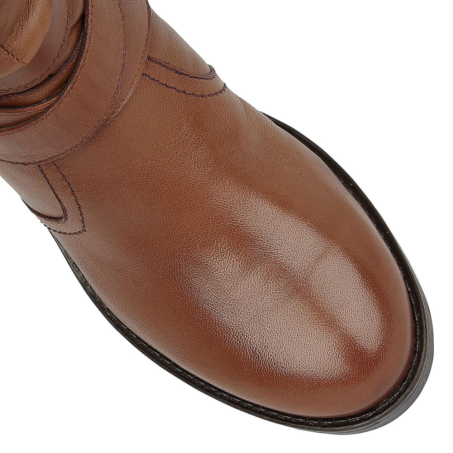 Lotus Black Leather Iowa Ankle Boots (Size 3)