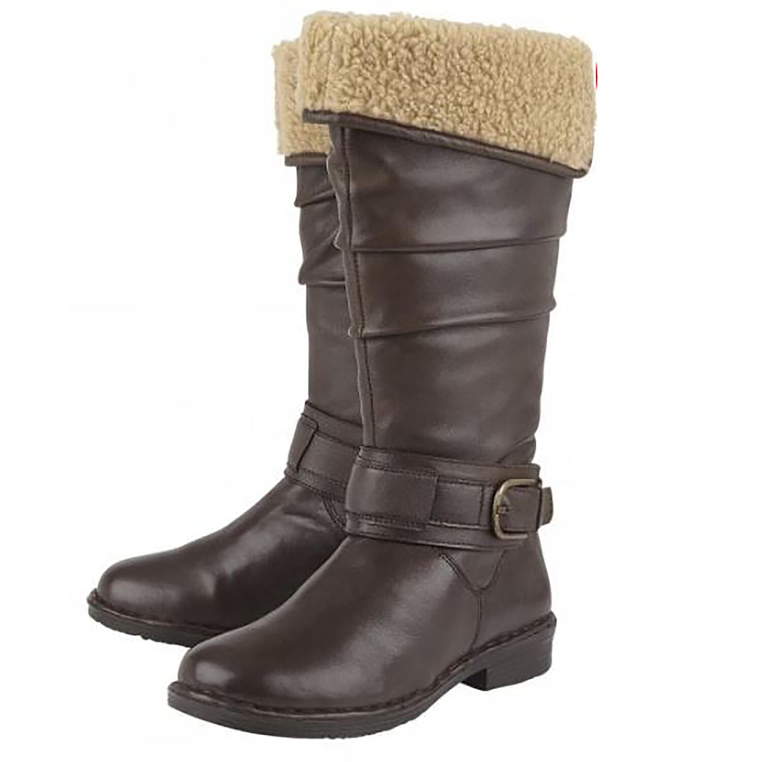 Lotus Brown Leather Dandy Knee High Boots (Size 3)