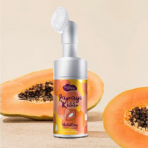 Wash-A-Brush: Papaya Kiss Uplifting Foam Cleanser - 100ml