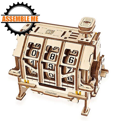 UGears Mechanical STEM Lab Counter Wooden Model Kit